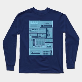 Drum Machine for Electronic Musician Long Sleeve T-Shirt